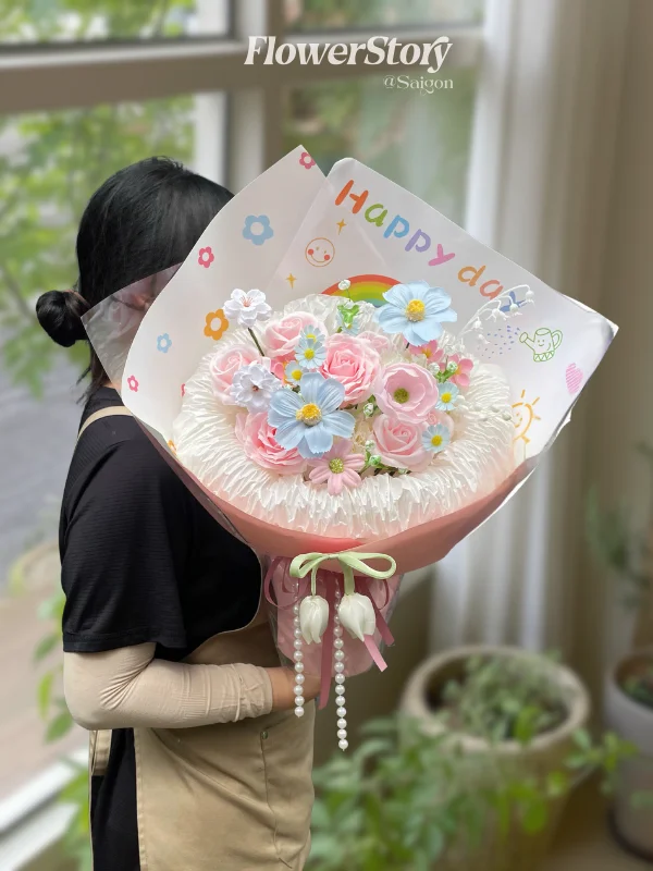 Bó Hoa Sáp Happy Days