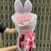 Bó Hoa Hồng Sáp Sinh Nhật Gấu Dâu