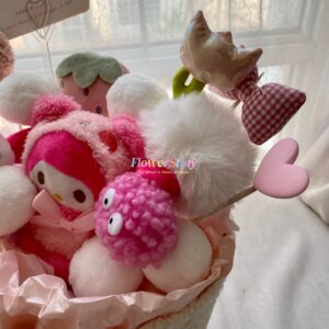 Bó hoa gấu bông xinh đẹp tặng người yêu