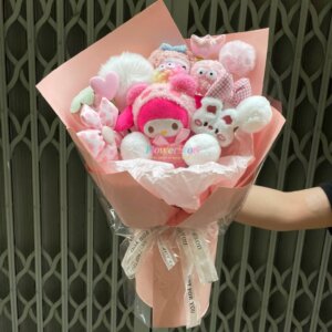Bó Hoa Gấu Bông Dễ Thương Tặng Người Yêu