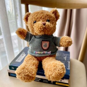 Gấu Bông Teddy Tặng Sinh Nhật Áo Xám