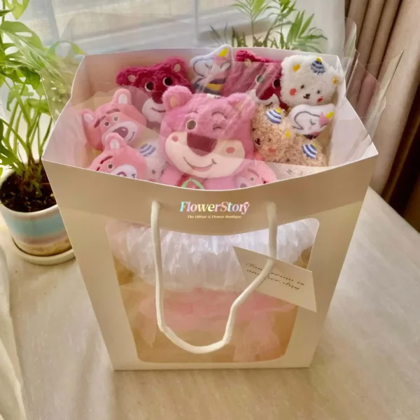 Bó Hoa Gấu Bông Gấu Dâu Sinh Nhật