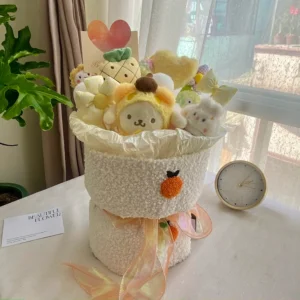 Phiên bản bó hoa gấu vàng sinh nhật bạn thân