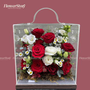 Mica FlowerBox Red Wildflowers